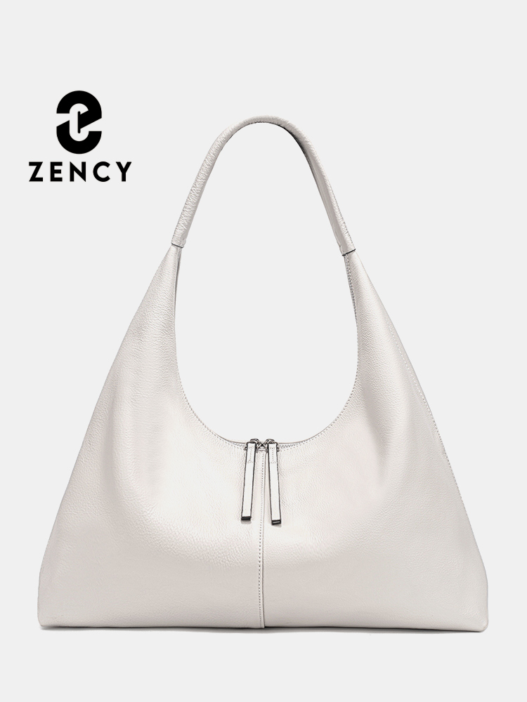 Leather Work Handbags - Zency Large Capacity Tote Bag Genuine