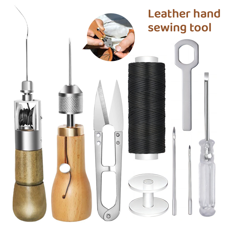 Leatherwork Hammer - 8pcs/set DIY Leather Sewing Thread Hand