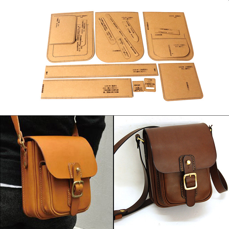 DIY Leather Craft Shoulder Bag - Leatherwork Templates 评论和价格