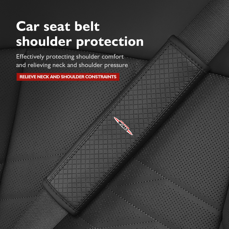 Leather Car Seat Belt Protecto - Leather Work For Car 评论和价格