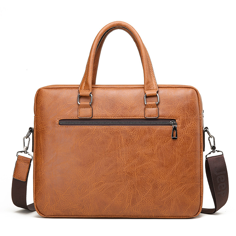 Luxury Brand Man Business Brie - Leather Work Handbags 评论和价格