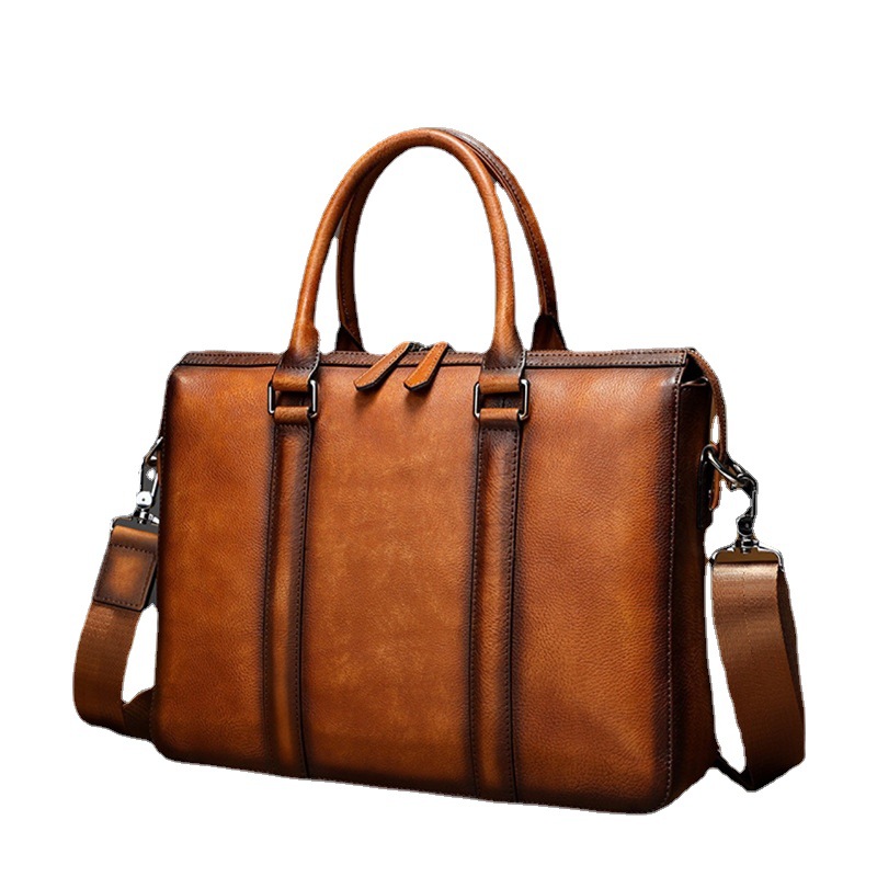 YETTIES Business Top Grain Lea - Leather Work Handbags 评论和价格