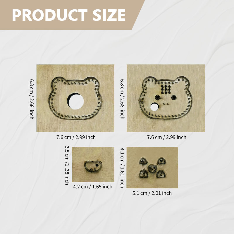 Tiger Four-Piece Set Leather K - Leatherwork Templates 评论和价格