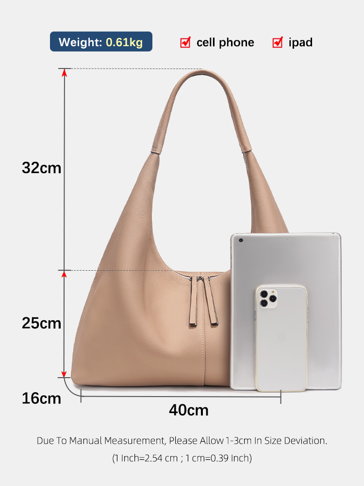 Zency Large Capacity Tote Bag  - Leather Work Handbags 评论和价格
