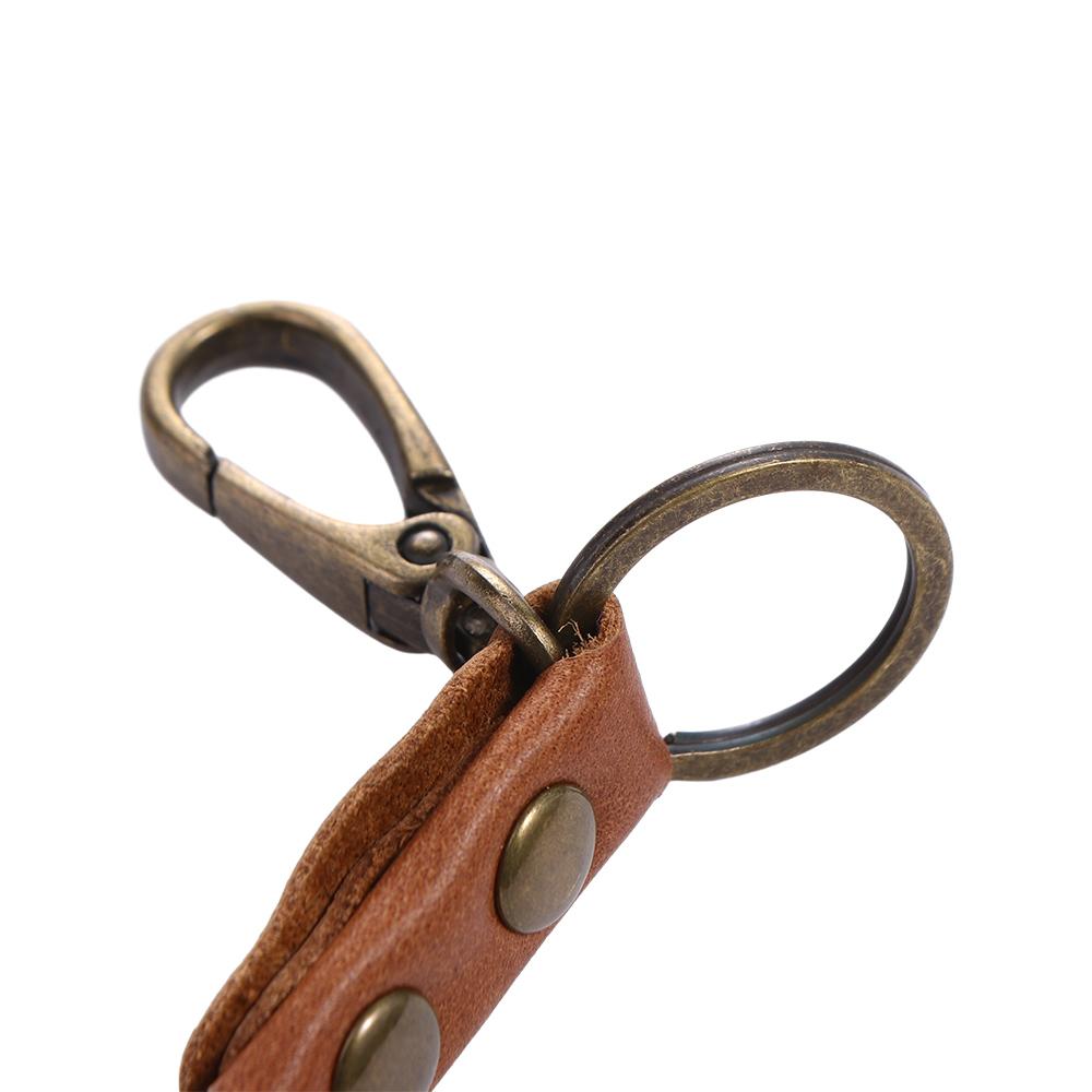 Car Keyring Genuine Leather Ba - Leather Work For Car 评论和价格