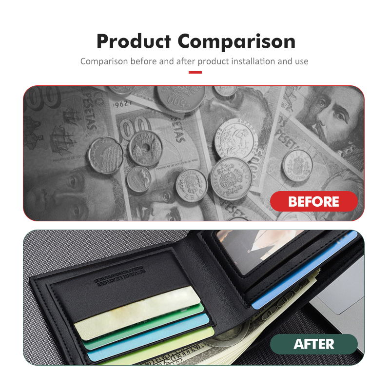 Car Men Short Wallet Multifunc - Leather Work For Car 评论和价格