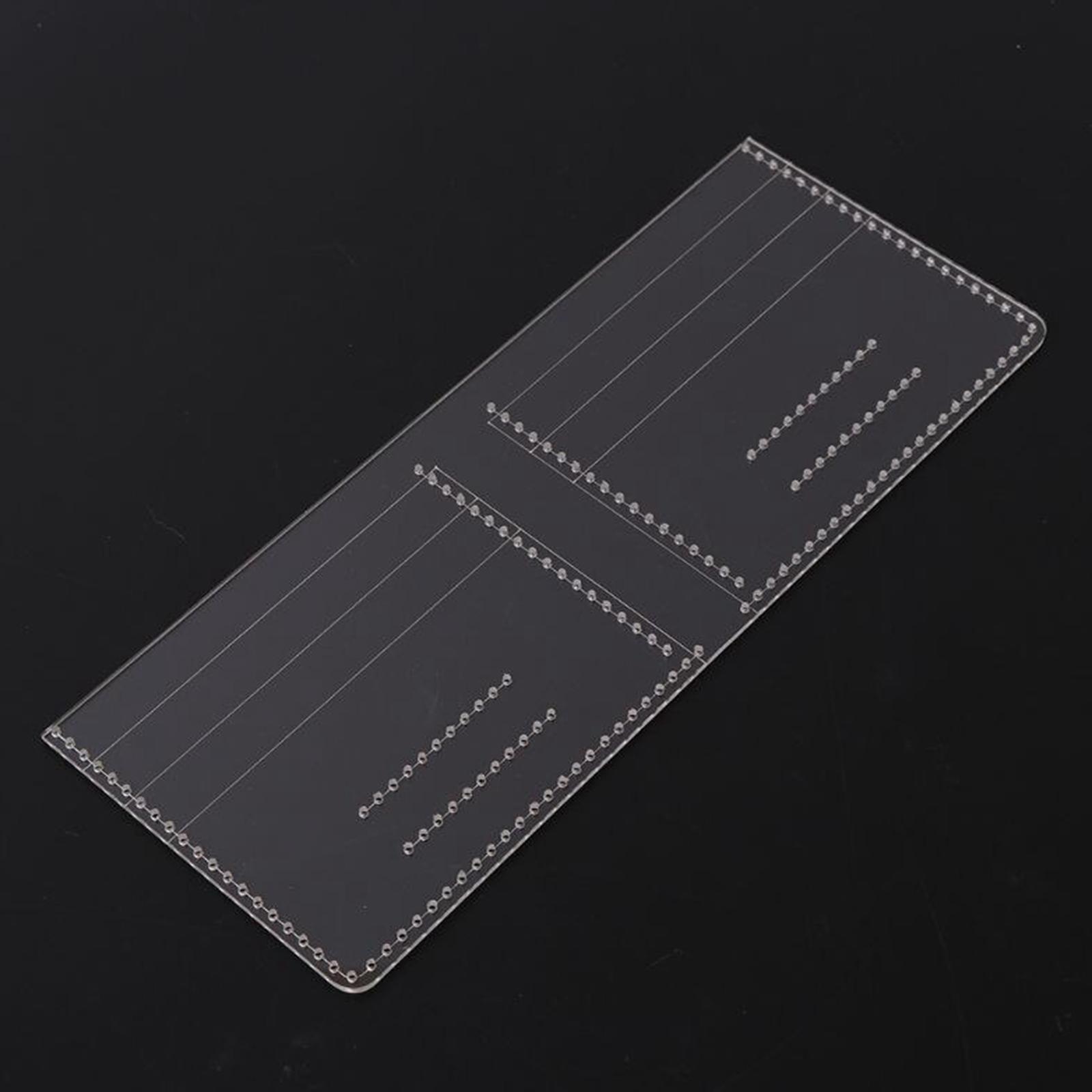 Acrylic Leather Wallet Card Ba - Leatherwork Templates 评论和价格