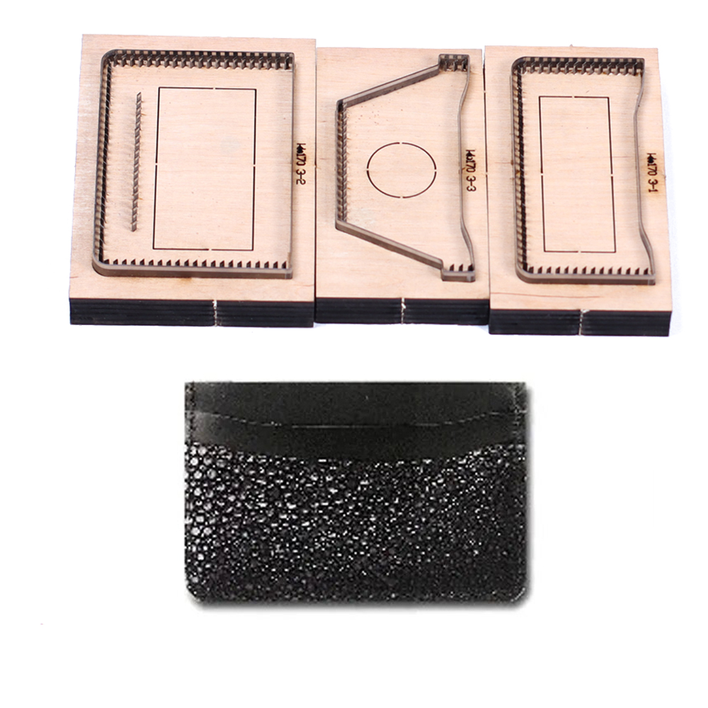 DIY leather craft card easy ta - Leatherwork Templates 评论和价格