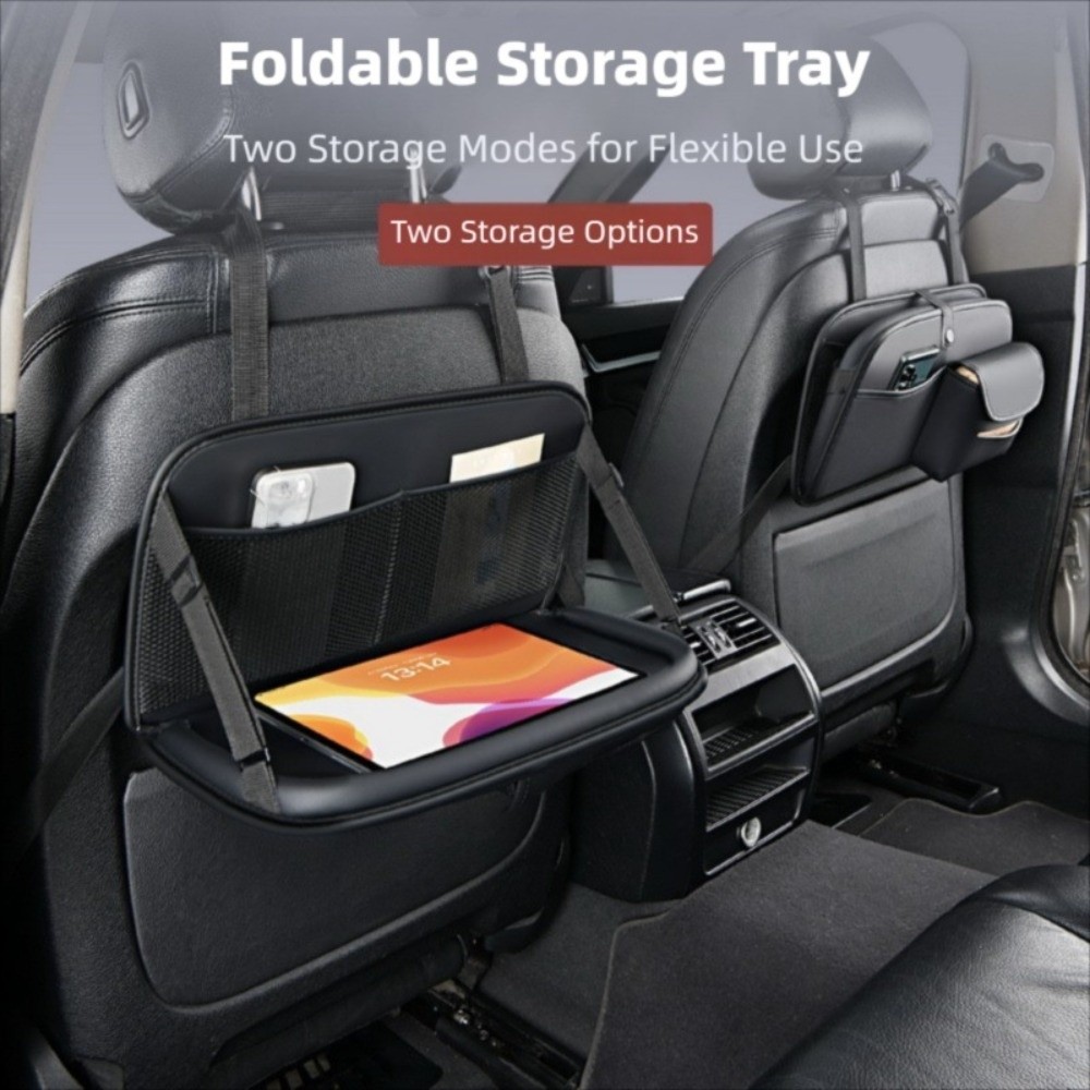 Food Tray Car Back Seat Tray F - Leather Work For Car 评论和价格
