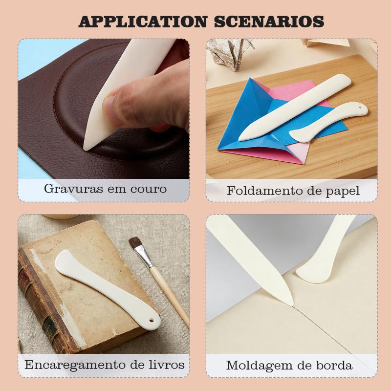 2Pcs Wear Resistant Leather Wo - Bone Folder Tool 评论和价格
