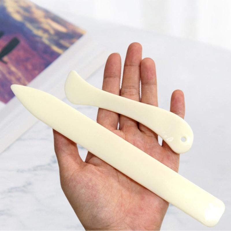 2Pcs Wear Resistant Leather Wo - Bone Folder Tool 评论和价格