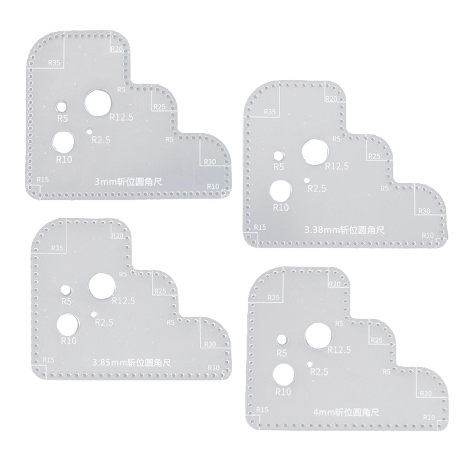 Clear Acrylic Circle Template  - Leatherwork Templates 评论和价格