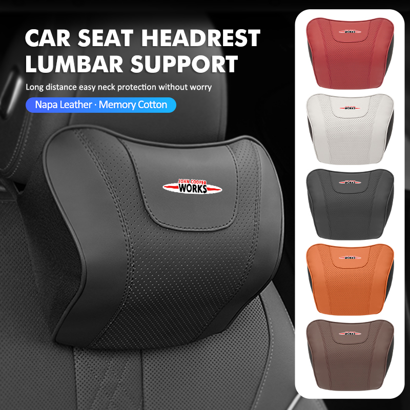 For MINI Car Headrest Lumbar S - Leather Work For Car 评论和价格