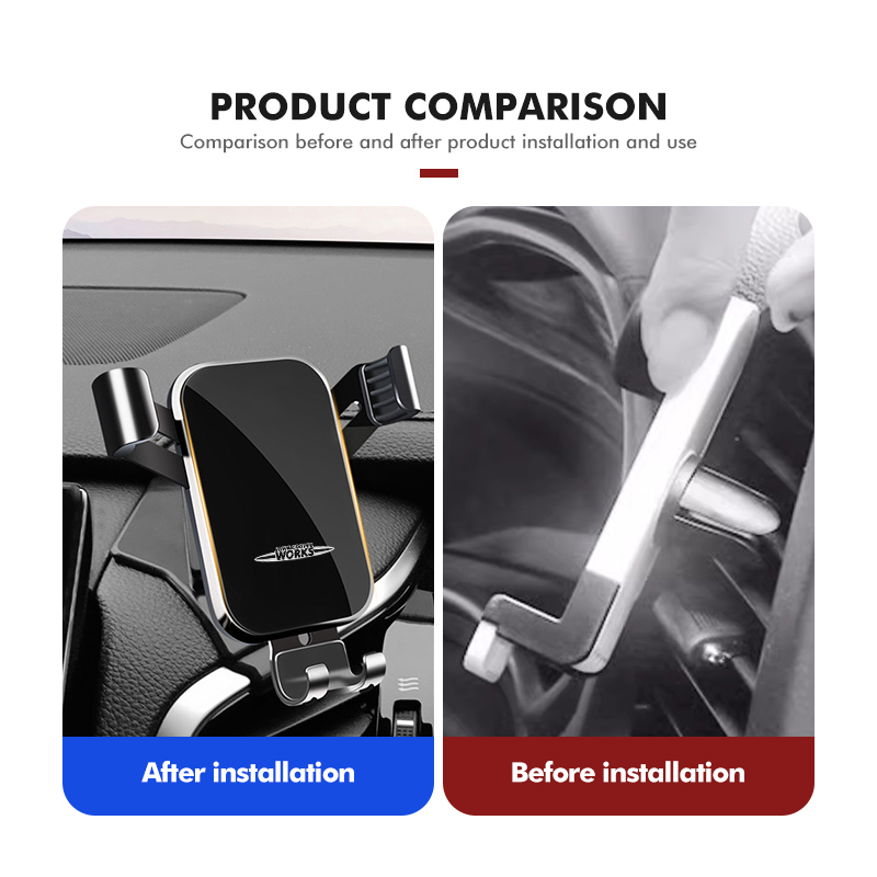 Car Air Vent Gravity Phone Hol - Leather Work For Car 评论和价格