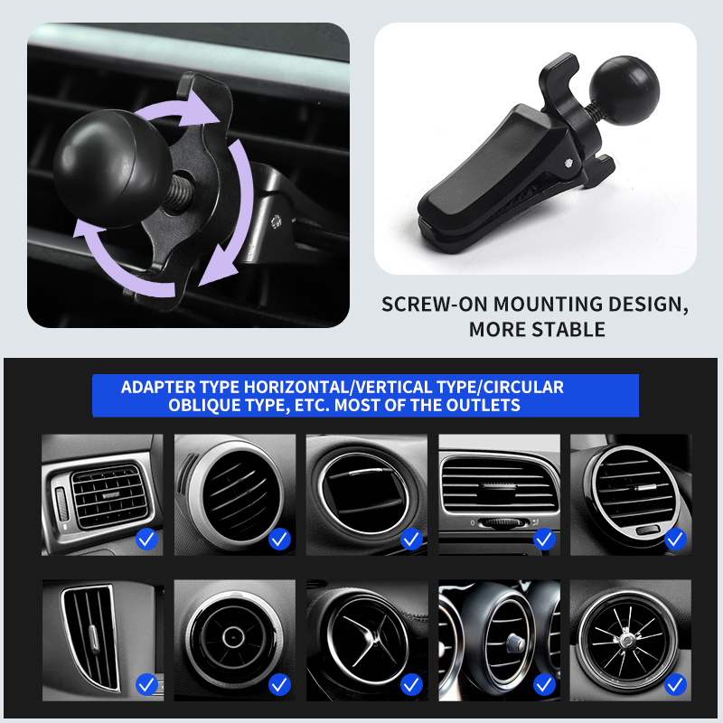 Car Air Vent Gravity Phone Hol - Leather Work For Car 评论和价格