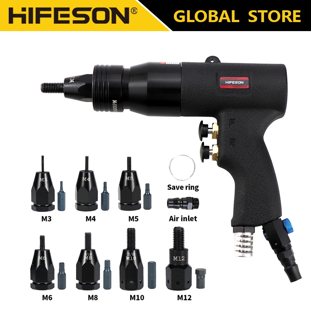 HIFESON Self-Lock Pneumatic Ri - Rivet Setter Tool 评论和价格