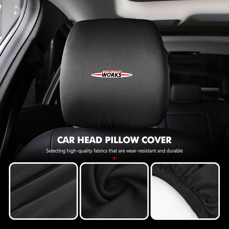 For MINI Car Seat Headrest Cov - Leather Work For Car 评论和价格