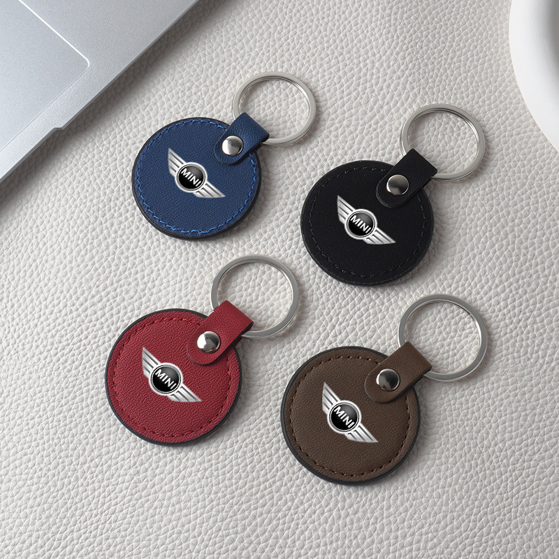 Leather Car Keychain Keyring K - Leather Work For Car 评论和价格