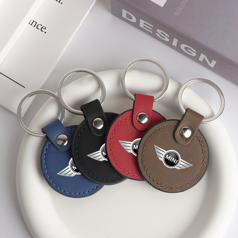 Leather Car Keychain Keyring K - Leather Work For Car 评论和价格