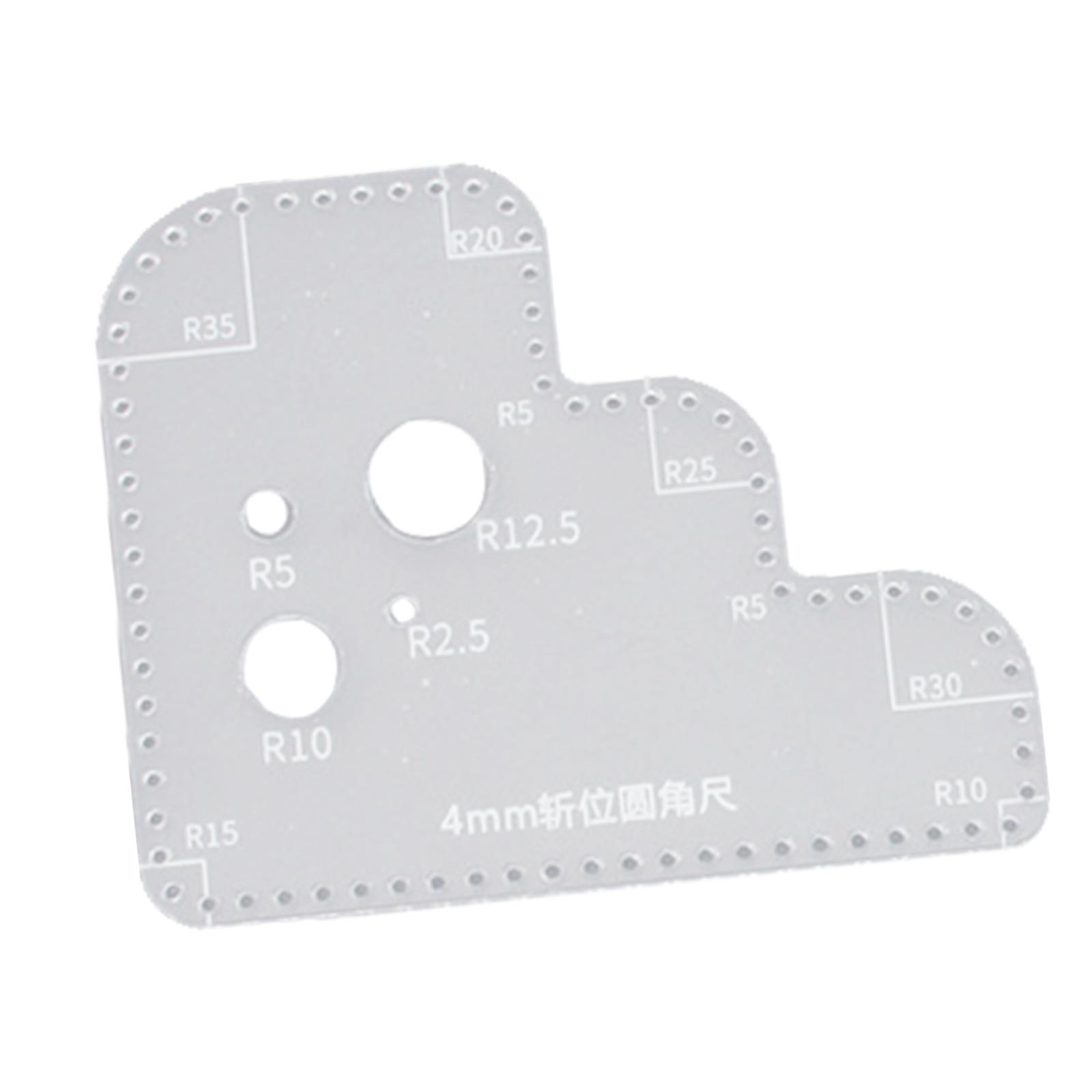 Acrylic Template for Leather C - Leatherwork Templates 评论和价格