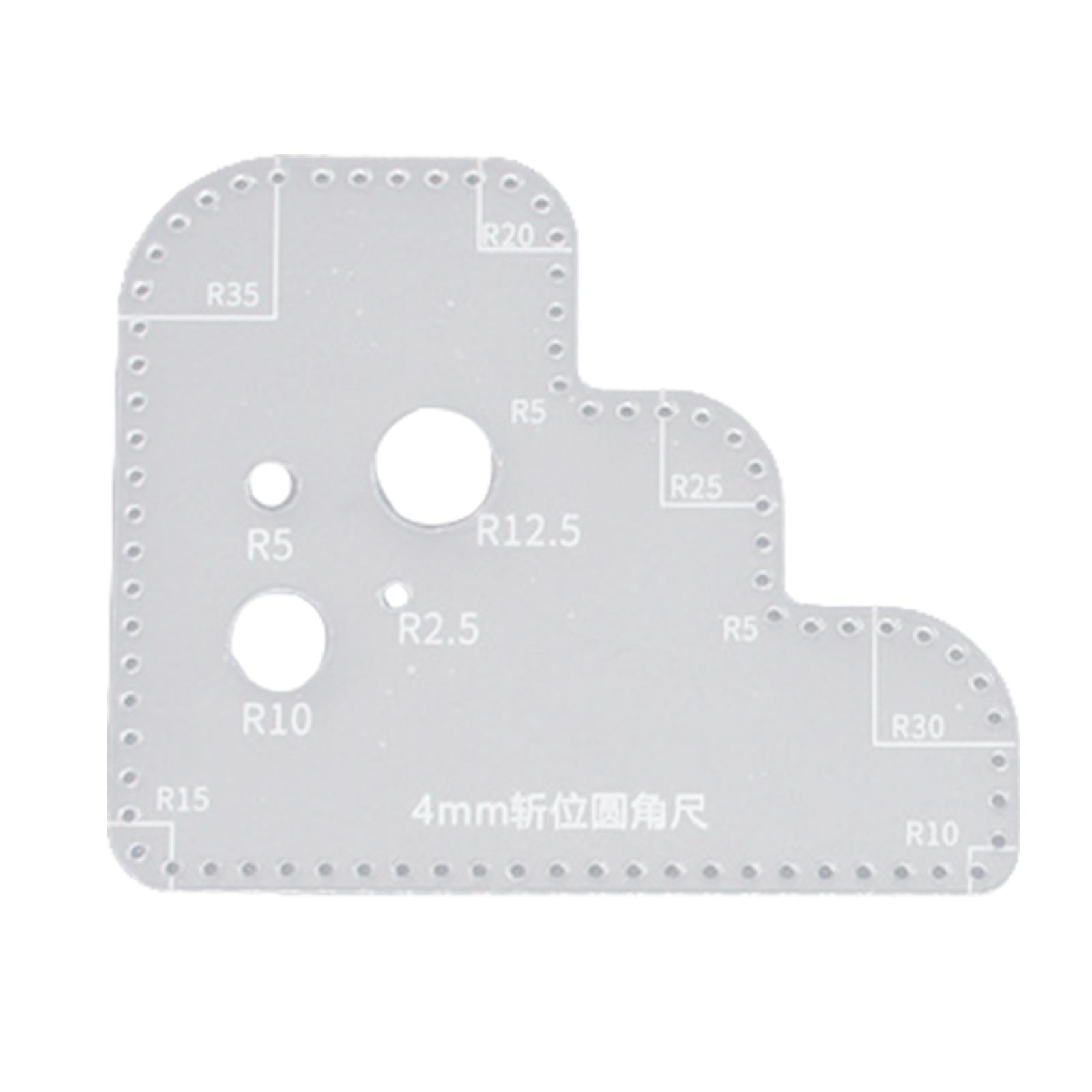 Acrylic Template for Leather C - Leatherwork Templates 评论和价格